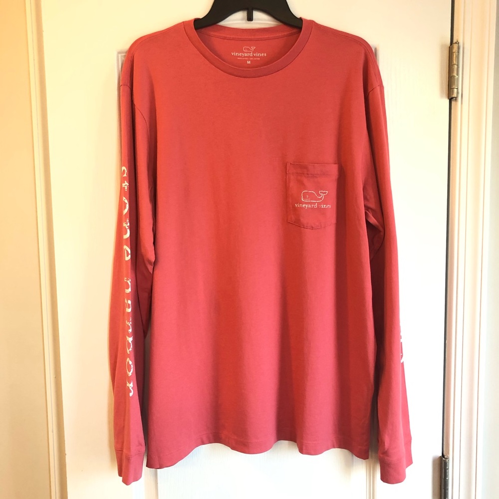 Vineyard Vines Whale Long-Sleeve Pocket Tee
